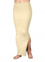 Cream Lycra Casual Wear Plain Shapewear